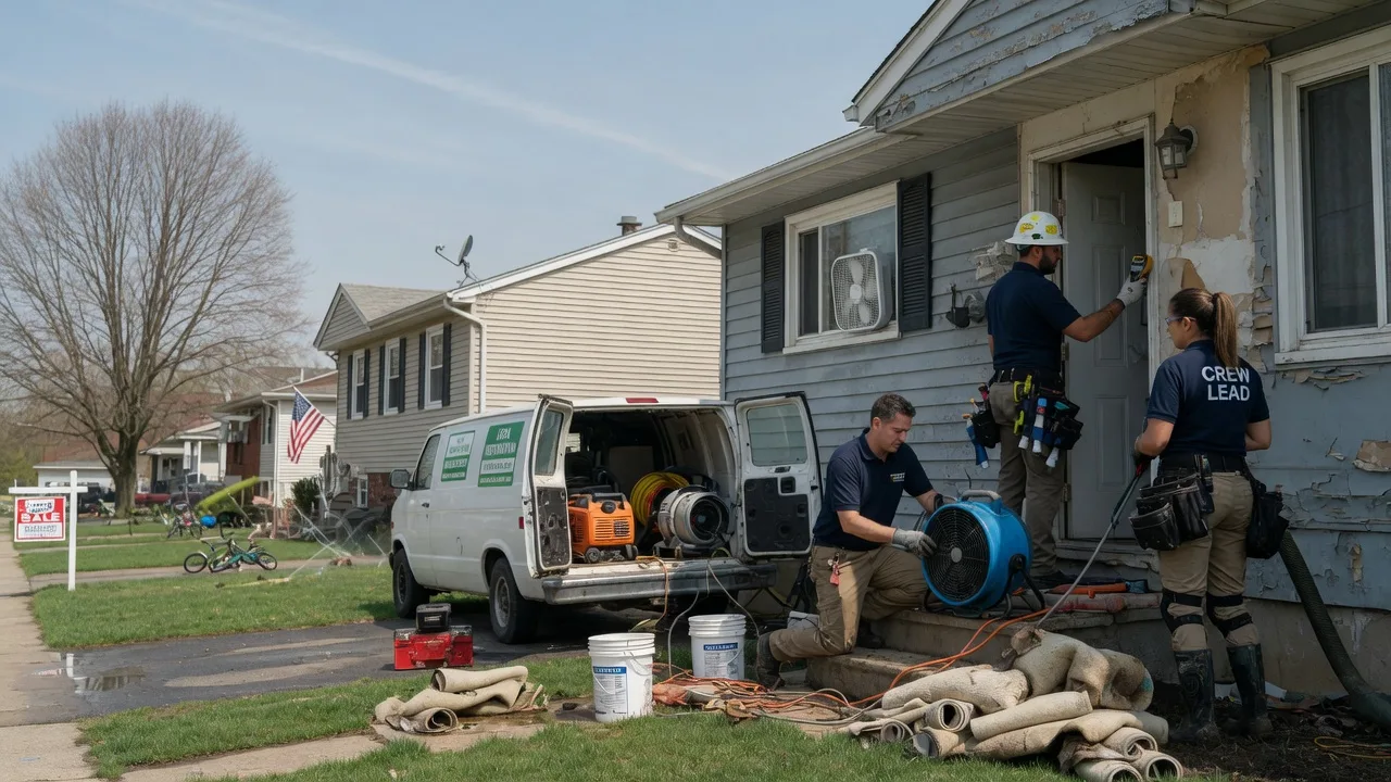 Flood Cleanup in Mountainside, NJ near me